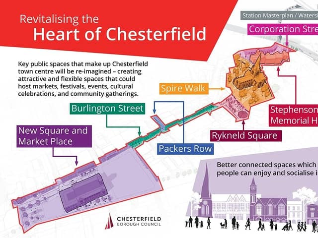 Detailed planning to transform key public spaces is now well underway, and includes Market Place, New Square, Corporation Street, Rykneld Square and Burlington Street – plus improvements that have already been carried out on Packers Row.