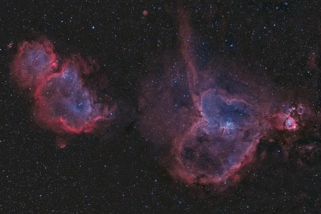 The Heart and Soul nebulae captured by Martin was published in the Astronomy Now magazine.