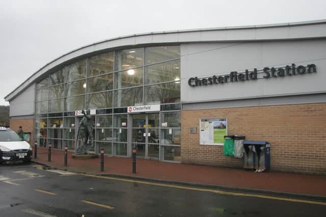 Chesterfield railway station.
