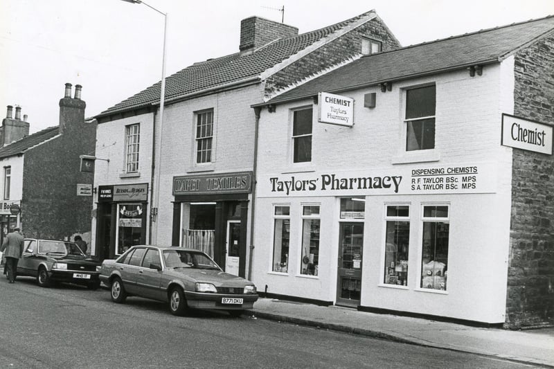 The old Taylor's pharmacy shop on Chatsworth Road. The premises later housed Meringue bakery