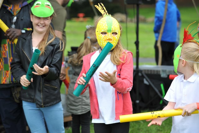 These Pallion youngsters were having great fun at the festival in 2017?