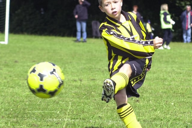 A five-a-side soccer festival was held at Campsmount School, Campsall.  Joe Middleton scored for Rossington Hornets under10s. back in August 2000