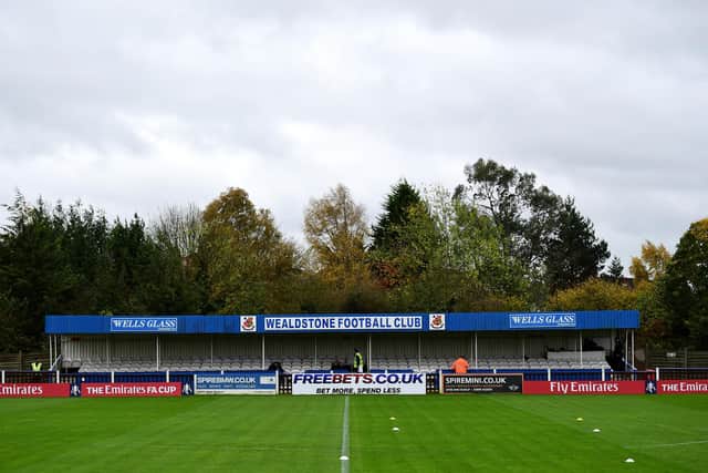 Chesterfield's match at Wealdstone on Saturday was called off due to a waterlogged pitch. Stock image.