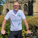 Pete Hawkins, 62, is embarking on a gruelling 900 mile ride from Durness in North West Scotland to Dungeness in South East Kent in support of the Motor Neurone Disease Association.