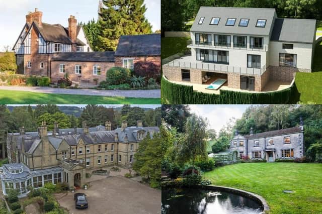 These stunning homes are some of the most luxurious - and expensive - Derbyshire properties on the market