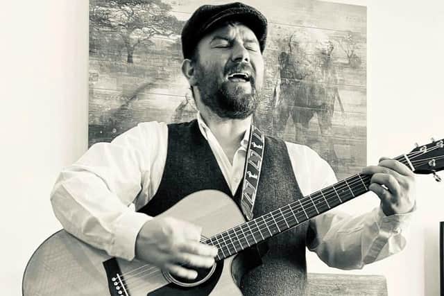 Mark Morgan-Hill will perform at Rosie O'Learys in Chesterfield on Friday, April 21. He also plays at High Peak Bookstore, Brierlow Bar, Buxton on Tuesday,  April 25 where he is among artistes supporting the 30-day Bookstock festival.