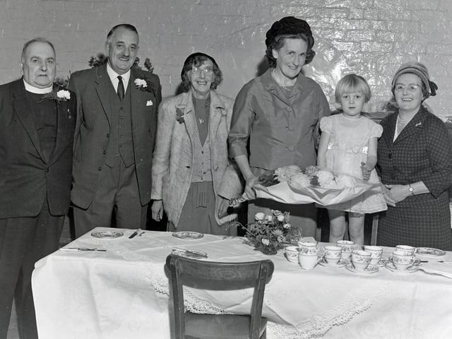 Flowers presented at Heage bazaar, November 1966.