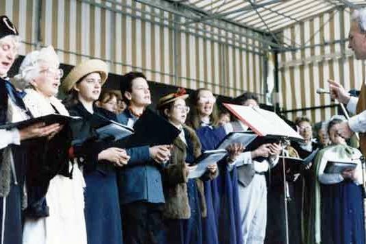 South Riding Folk Network Rolling Stock choir, c. 2000 (T09699)