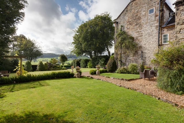 "This is a substantial, well maintained garden with lovely views allowing you to see for miles, which gives you an overwhelming sense of space when you realise you are in the centre of a village," the estate agent says.