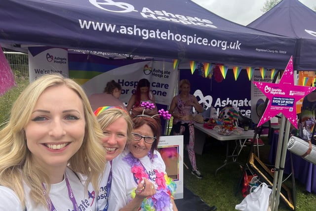 Ashgate Hospice submitted this photo. They posted: "It was an honour for us to be there yesterday. Thanks to everyone who visited our stand - it was great to see everyone!"