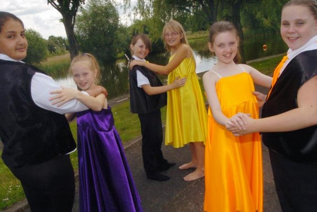 Children from Askern Spa Junior School dance the waltz at the Dome in 2007.