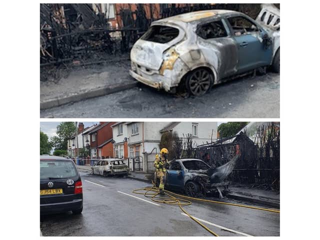 Three Derbyshire crews were sent to tackle the fire.