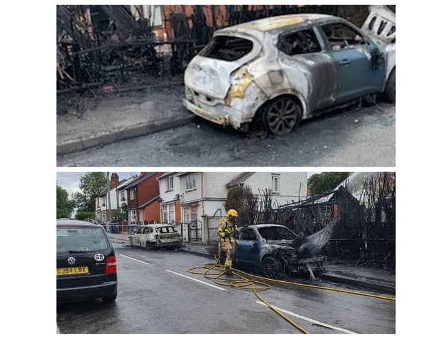 Three Derbyshire crews were sent to tackle the fire.