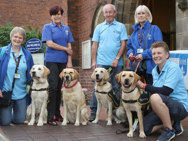Ward is 18th on this list, with the surname held by 3,409 Derbyshire residents. This is an occupational name for a watchman or guard from the Middle English ‘ward’, meaning watchman guard. Pictured here are Guide Dogs charity volunteers Bron Rawlins, Toni Harrington, Alan and Sue Ward and Vicky Ibbotson.