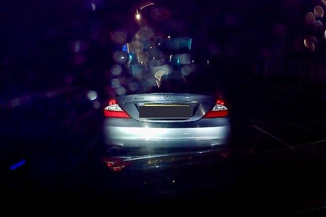 This car was stopped in Somercotes after allegedly speeding past an unmarked police car. The driver tested positive for cocaine and cannabis and was arrested.