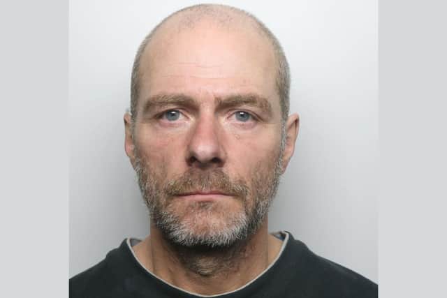 Officers want to speak to Stephen Davies, 48, in connection with alleged offences including public order and possession of an offensive weapon.