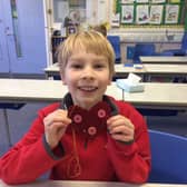 Pupils at Hasland Junior School have made fabric hearts for patients and families cared for by Ashgate Hospicecare.