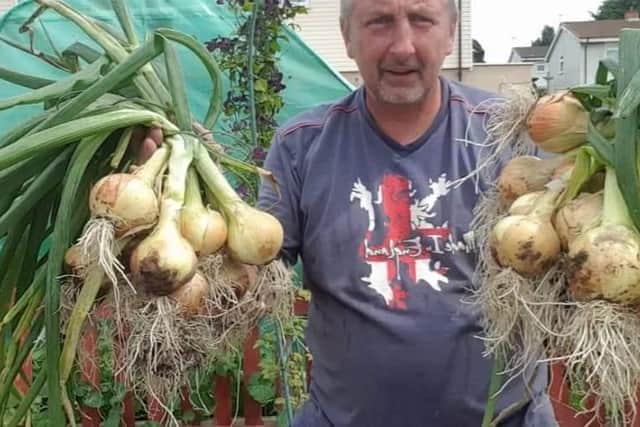 Dean's onion crop was a great success last year.