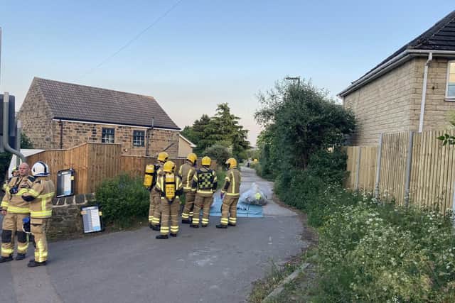 Fire crews were called to tackle the blaze at a derelict church in Eckington on Friday (June 3)
