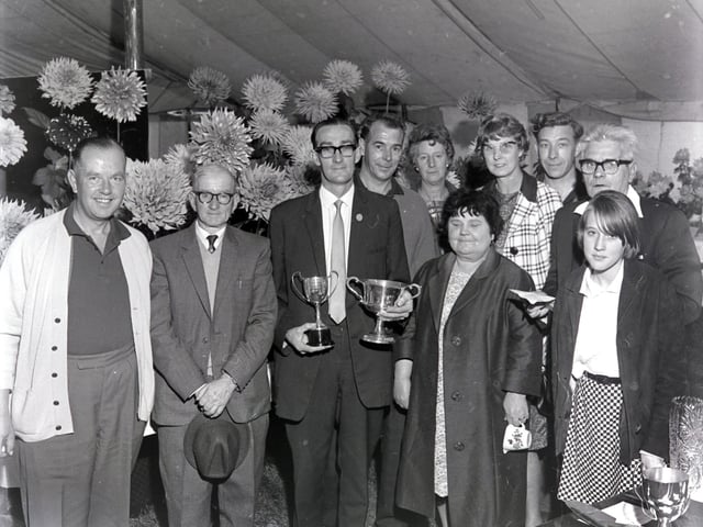 Loscoe Welfare produce show winners, October 1966.