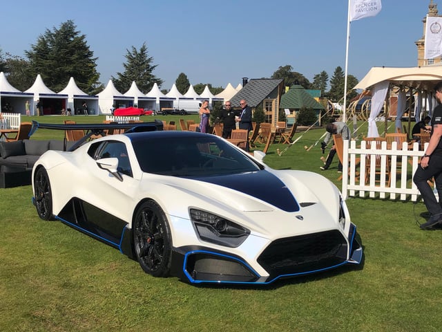 The Zenvo TSR-S is a street-legal race car with active aero. The Danish firm will only build five a year, price at €1.4 million but for that you get a 1,110bhp twin-turbo V8 capable of 0-62mph in 2.8 seconds and 0-124mph in 6.8.