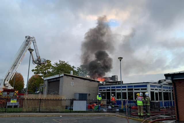 A fire was started deliberately at Ravensdale Infant School in Mickleover on Monday, October 5.