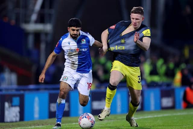 Dilan Markanday in action for Blackburn. (Photo by Alex Livesey/Getty Images)