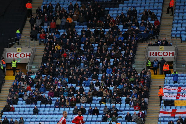 Good travelling numbers at the Ricoh Arena.