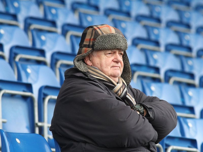 Chesterfield fans before the game at home to Ebbsfleet on 22nd February 2020.