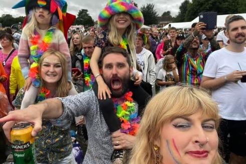 Families lapped up the fun-loving atmosphere of Chesterfield Pride, as shown in this photo submitted by Jane-Louise Pattison