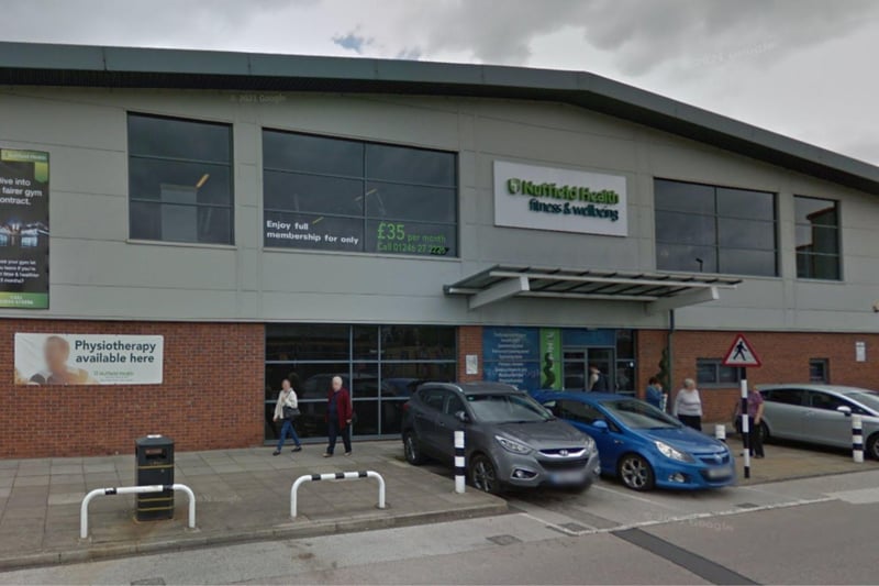 Nuffield Health, Fitness & Wellbeing at Alma Leisure Park in Chesterfield was handed a five-star hygiene rating on March 7.