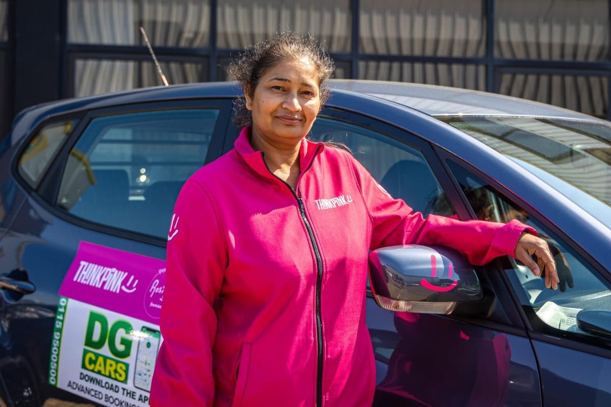 Female drivers in Derbyshire are being urged to Think Pink for career move