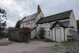 The derelict former Wilmot Arms pub in Derby Road, Borrowash.