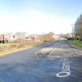 Quarry Hill Road in Ilkeston is currently closed from the junction with Seven Houses to the junction with Merlin Way.