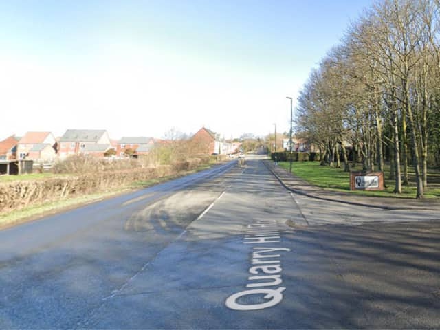 Quarry Hill Road in Ilkeston is currently closed from the junction with Seven Houses to the junction with Merlin Way.