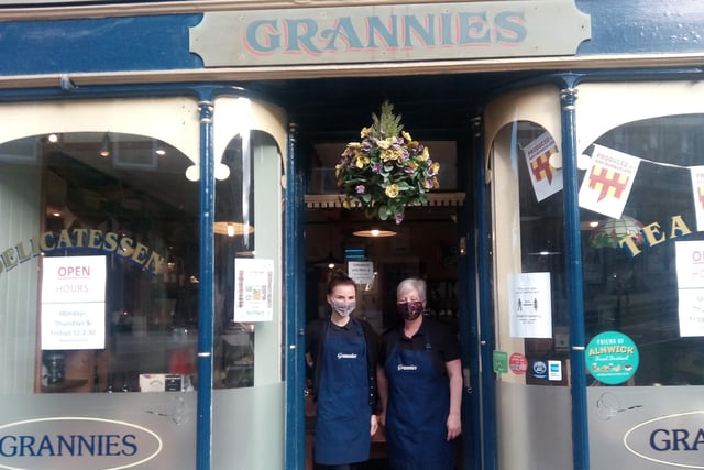 Grannies on Narrowgate is open for takeaways. Its staff pictured here are Paige Davies and Sarah Harrison.