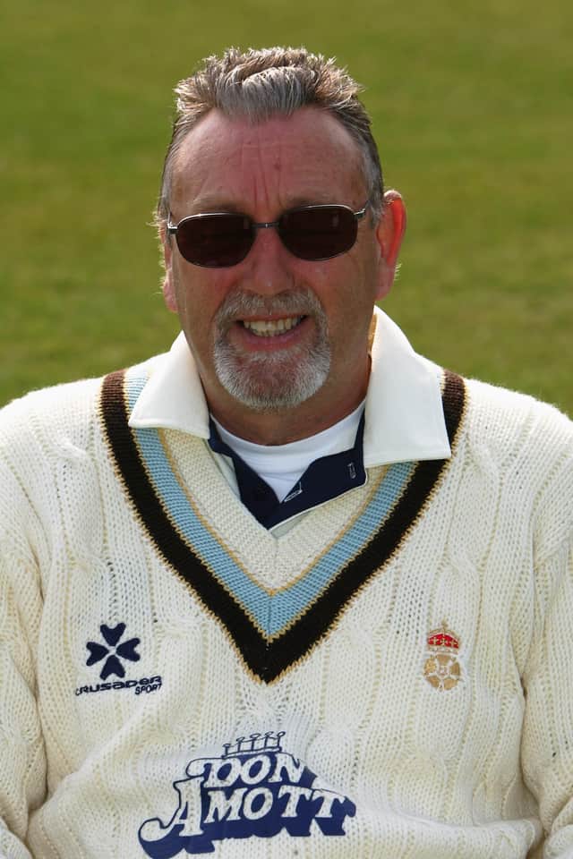 Former Derbyshire and England great Mike Hendrick has passed away. (Photo by Laurence Griffiths/Getty Images)
