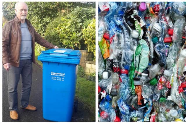 Liberal Democrat Councillor Tom Snowdon is concerned about Chesterfield's recycling rates.