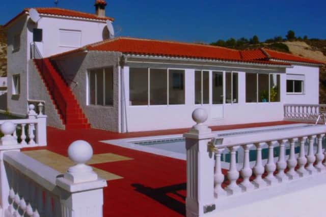 The Spanish villa a former Chesterfield man is raffling off to raise money for The Big Issue charity.