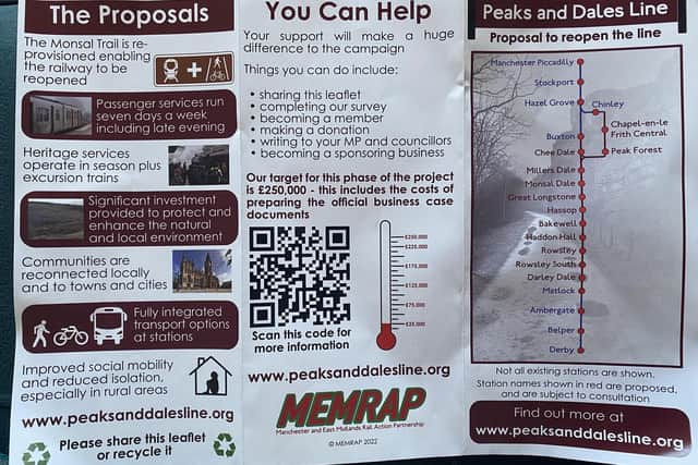 MEMRAP volunteers are delivering thousands of leaflets to homes along the A6 corridor.