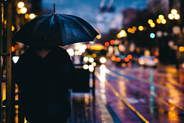 The Met Office says there is a chance of disruption in Derbyshire over the weekend due to heavy rainfall. Image: Pixabay.