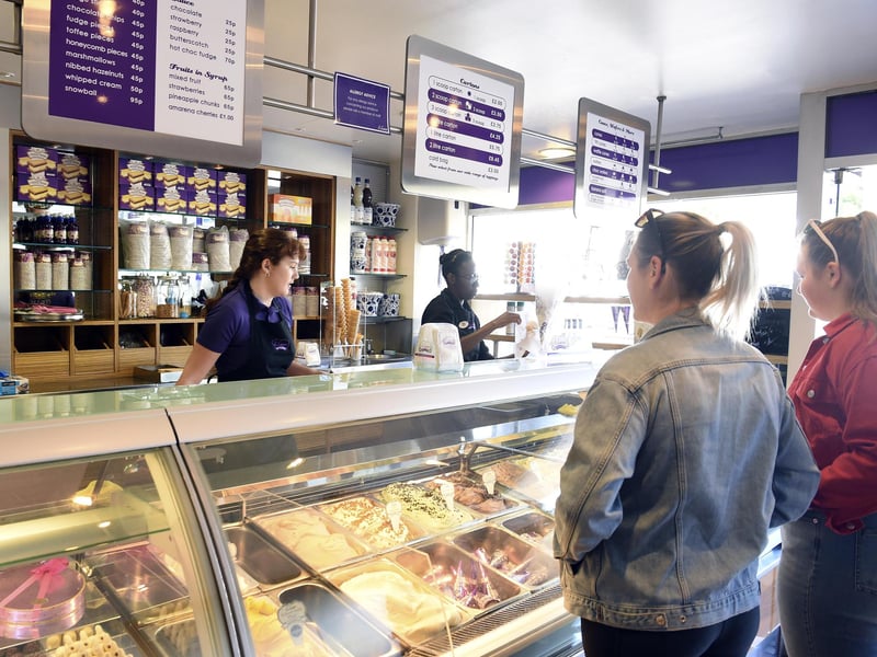 Luca's ice cream seems to be the most popular in Scotland. Fiona Cleugh particularly likes a double nougat with strawberry ice cream.