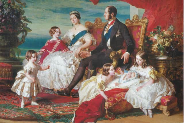 Queen Victoria and her family.