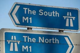 A broken down vehicle is causing delays on the M1 this morning
