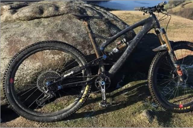 One of the bikes stolen in a burglary at Bamford. Image: Derbyshire police.