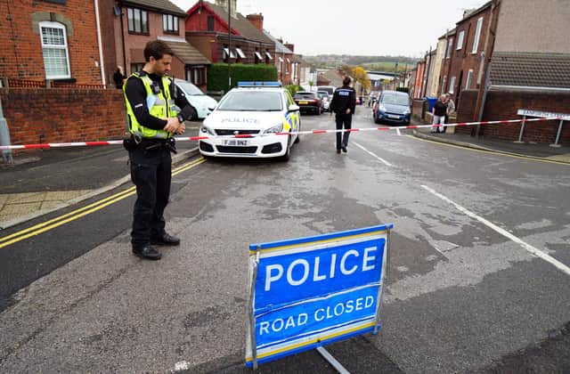 Emergency services at the scene of a 'serious' house fire in Chesterfield.