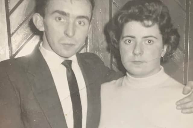 Margaret and Gordon Smith pictured on their engagement