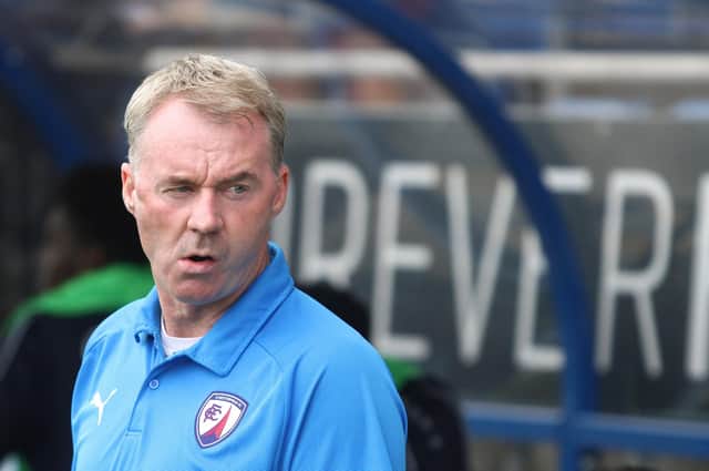 John Sheridan was sacked as Chesterfield manager in January.