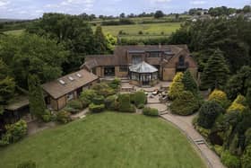 This property on Cowley Lane in Sheffield is the most expensive on the Sheffield property market right now and has the grandest garden this summer.