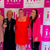 The Finesse Brides team collecting their trophy at the I Do Wedding Awards. Pictured (left to right): Holly, Debbie, Kirsty and Codie.